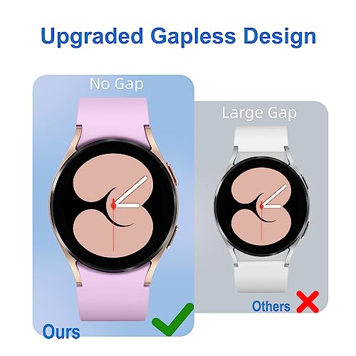 Lerobo 5 Pack No Gap Bands Compatible with Galaxy Watch 7/6/5/4 Band 44mm 40mm/Watch 5 Pro Band/20mm Soft Silicone Sport Strap for Galaxy Watch 6 4 Classic 46mm 43mm 47mm 42mm Replacement Women Men - Image 2