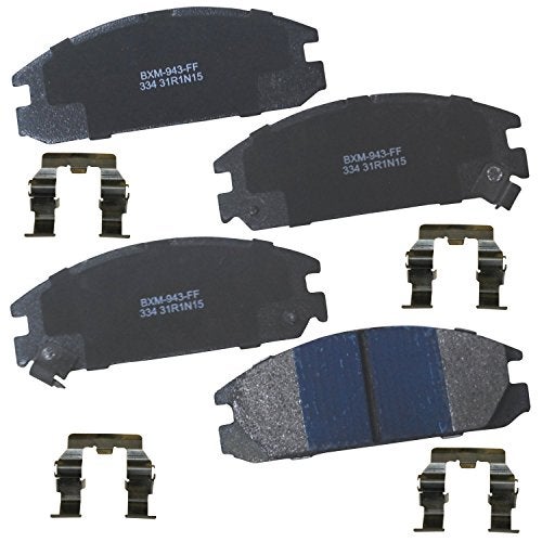 Bendix Premium SBM334 Semi-Metallic Front Brake Pads for Acura Integra 1989-1986, Honda Accord 1989-1986, Prelude 1987-1985 - Image 1