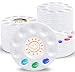 WNATN 21pcs Paint Tray Palettes Plastic White Palettes for Kids StudentsPaint Tray for Art ClassCraft DIY or Have a Birthday Painting Party - Image 2