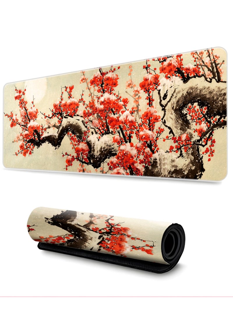Y&D - Gaming Mouse Pad Extended Large Mat Desk Pad Stitched Edges Mousepad Long Non-Slip Rubber Base Mice Pad(31.5x11.8x0.12 Inch) - Image 1