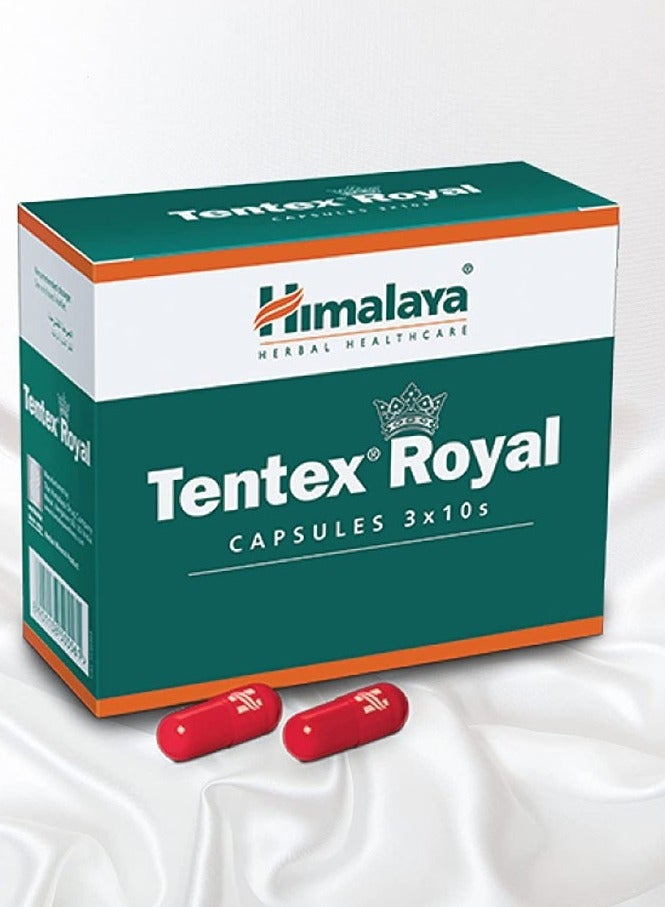 General Himalaya Tentex Royal Capsules, 3x10s New Pack, 30 Capsules 