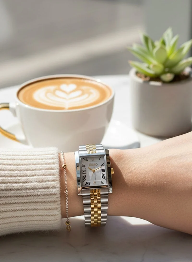 Liu Jo  Liu Jo Imperia White Dial Dual tone Silver & Gold Stainless Steel Watch - TLJ2650 for Women | Best Price UAE