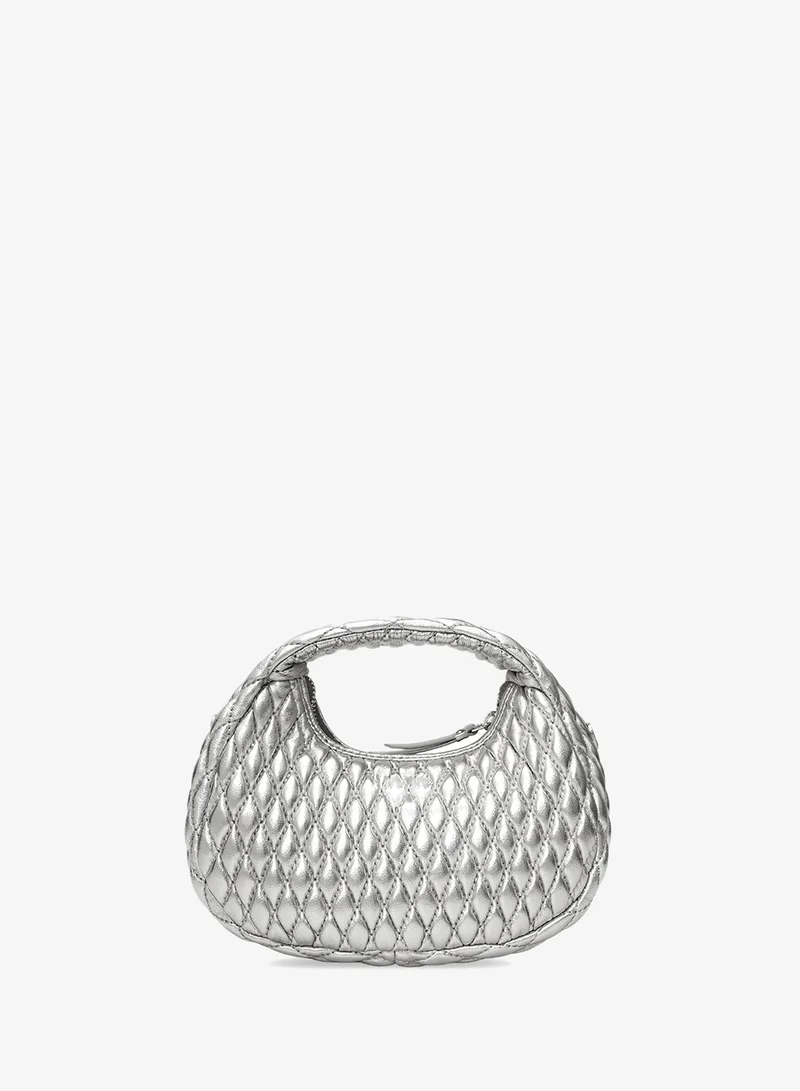 Da Milano  Small Brie Sling - Silver  | Best Price UAE