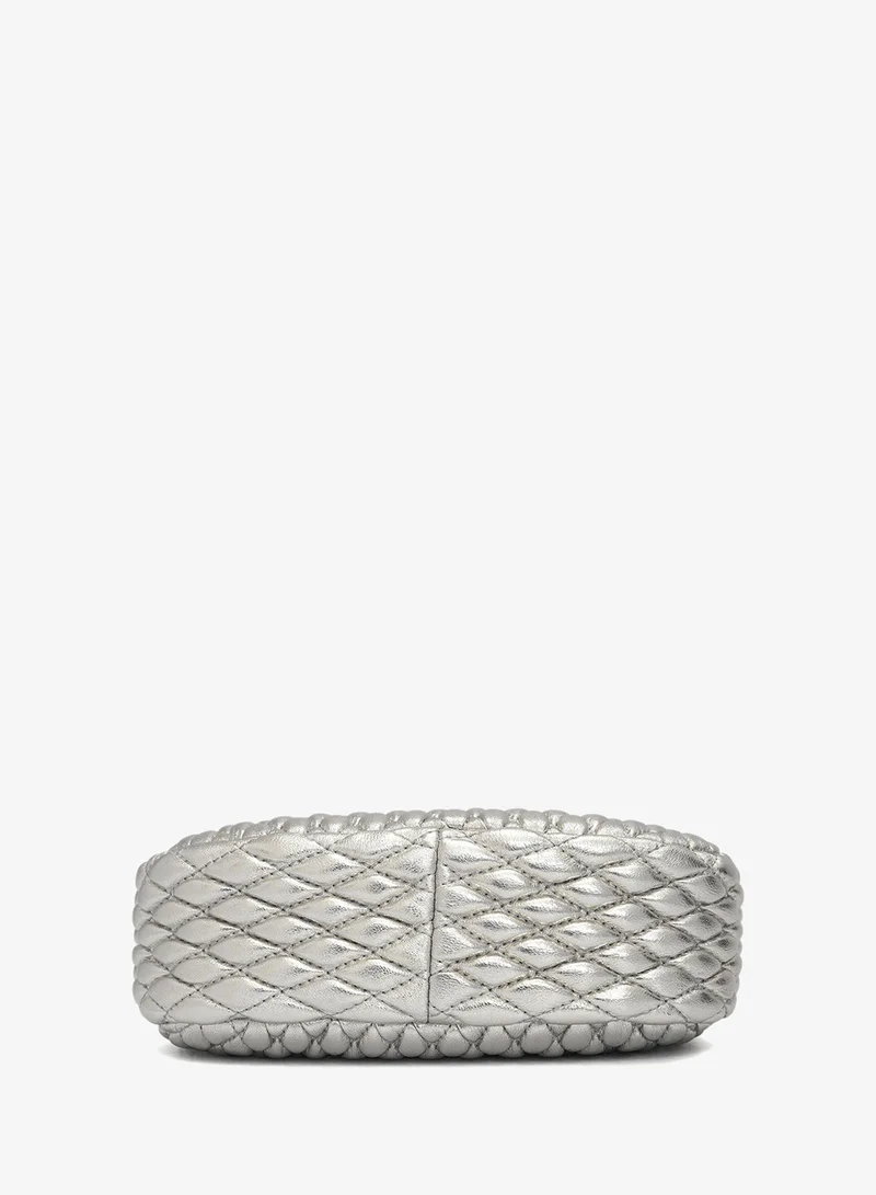 Da Milano  Small Brie Sling - Silver  | Best Price UAE