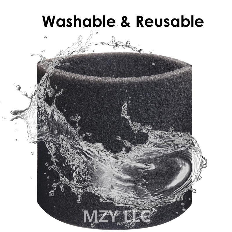 MZY LLC عبوة 3 قطع من فلتر الفوم 90585 البديل لشفاطات Shop Vac و Vacmaster و Genie لشفاطات الرطب والجاف، فلتر الفوم VF2001 لشفاط الرطب والجاف - Image 5