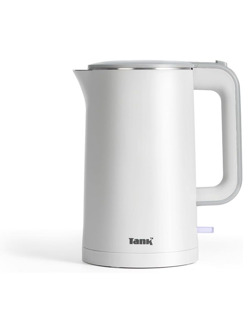 Tank Safe Touch Kettle, 1.5L Capacity, 1500 Watts, WHITE, GS-EK2417 - 2 Year Warranty
