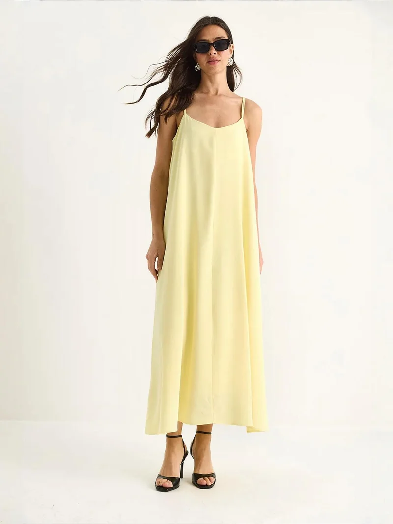 Bianco Lucci LUCCI A Line Maxi Dress