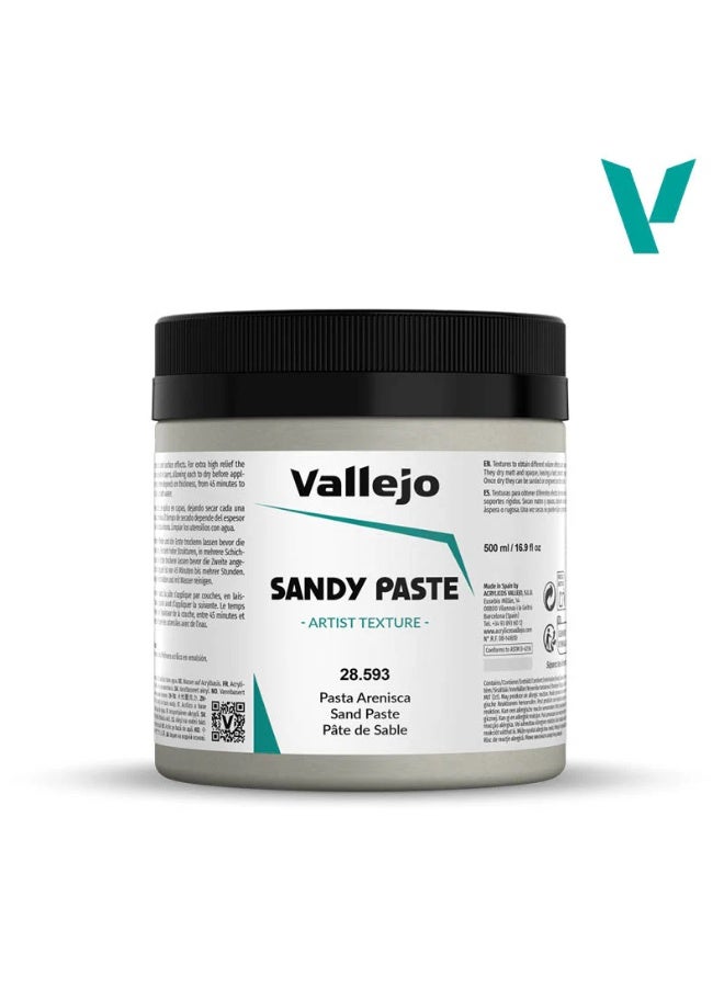 معجون ساندي 593 جيسو باستيل 500 مل - وسط أكريليك مزخرف للمنمنمات والنماذج