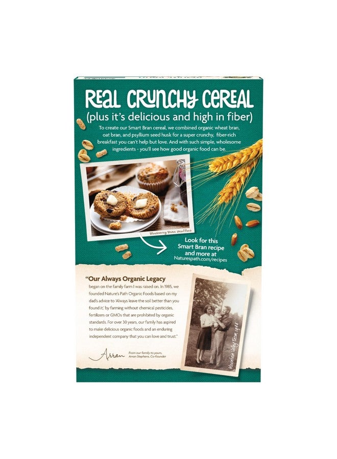 Nature's Path Organic Smart Bran Cereal, 10.6 oz (Pack of 1), Non-GMO - Image 3