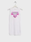 GUESS white with pink floral print