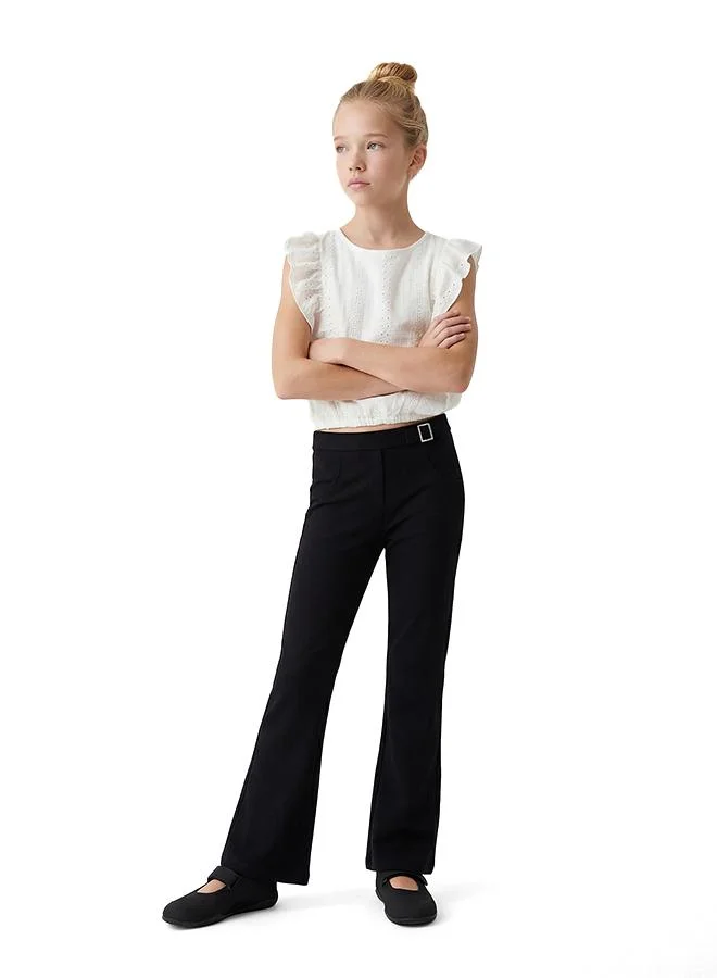 كوتون Crop Blouse