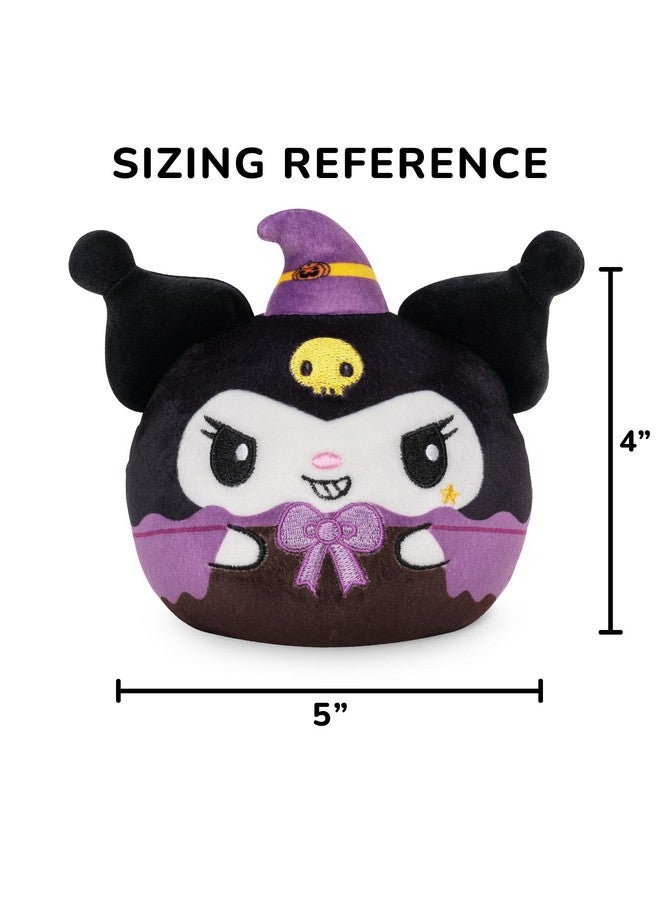TeeTurtle Teeturtle Kuromi Halloween Costume Reversible 4" Plushie - Officially Licensed Sanrio Plushie - Cute Kawaii Soft Stuffed Animals  - Image 4