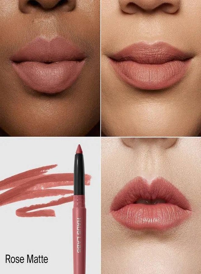 هاوس لابوراتوريز HAUS LABS BY LADY GAGA Le Monster Lip Crayon Rose Matte & ENTEL Aloe vera Sheet Masque (مكافأة) - Image 2