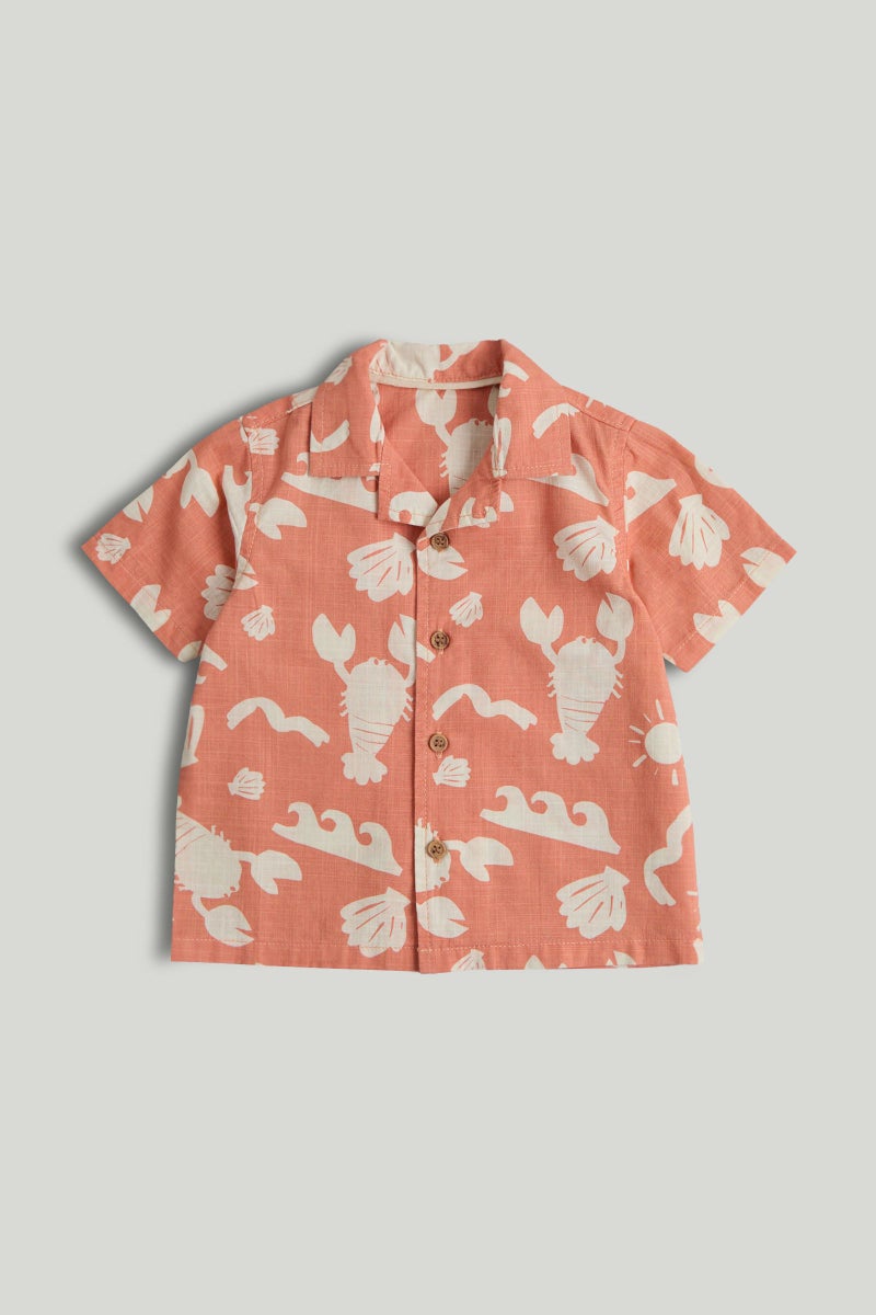 mothercare Orange Lobster Shirt - Image 1