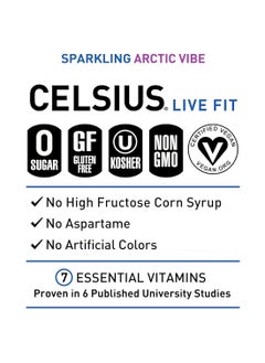 Celsius Celsius Fitness Drink 12oz 12/Case Arctic Vibe  - Image 4