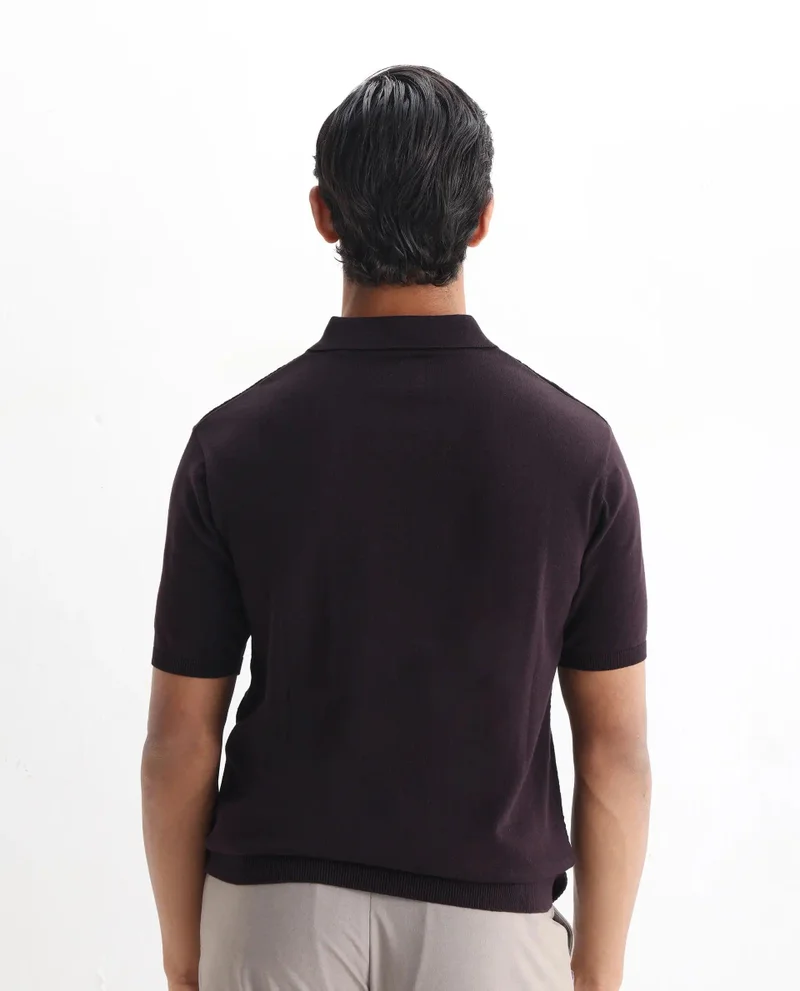Rare Rabbit Men's Regular Fit Plain Polo