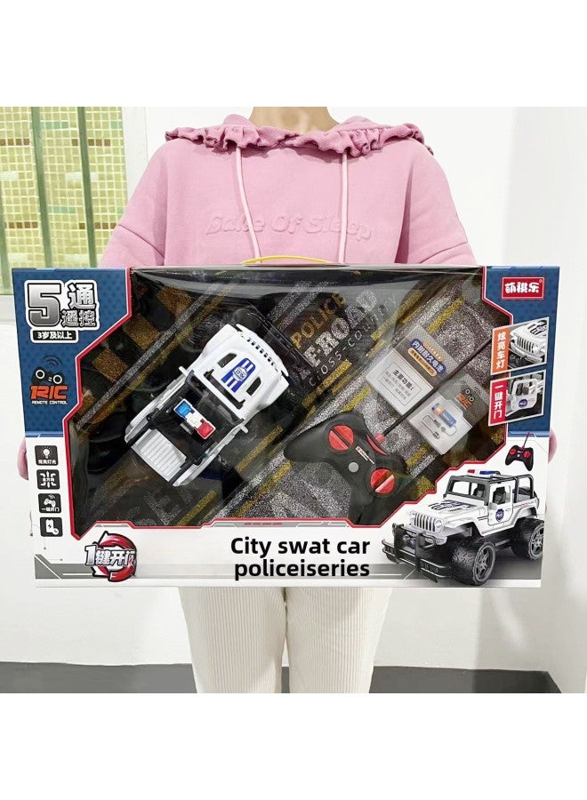 Shake The Same Children's Remote Control Car Series Electric Toys Remote Control Four-way Two-way Off-road Vehicle Tank Toy Car-Color:9933-3 Four-way Alloy Climbing Car - Image 5