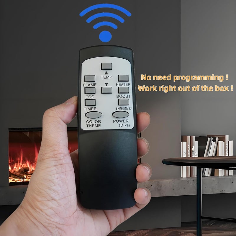 Replacement Remote Control for Dimplex Electric Fireplace Replacement Part, Remote Control 3001250100RP, Compatible with PF2325, PF3033, and XLF Models - Image 3