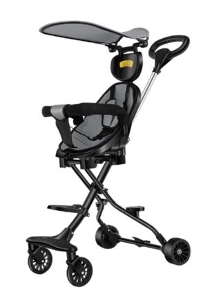 Lightweight and foldable stroller with umbrella and seat belt - Comfortable and stylish design in red and black - pzsku/ZAC589344F9BC44236641Z/45/1750783679/472bcbd2-7135-4e43-acdf-d921ebb651e8