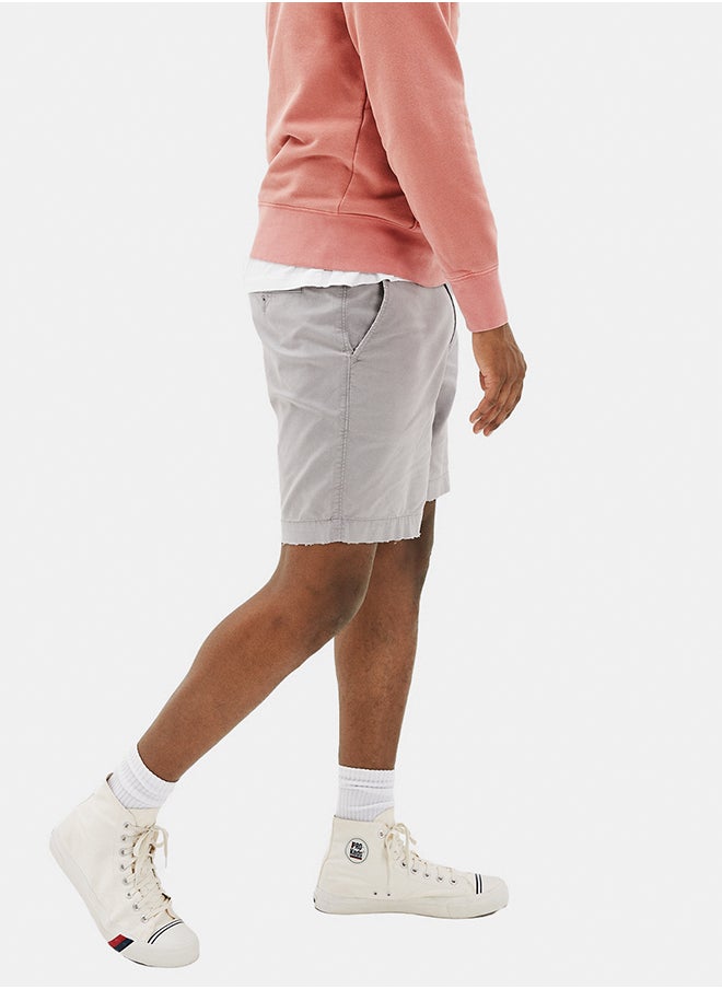 American Eagle - AE Flex 9" Lived-In Khaki Short - Image 1