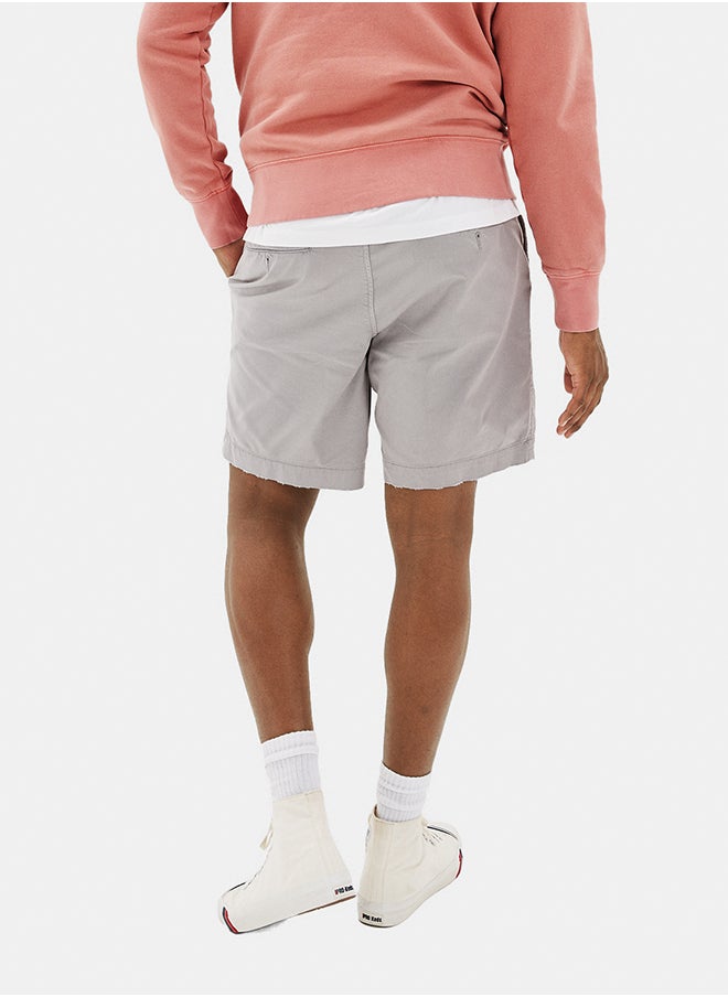 American Eagle - AE Flex 9" Lived-In Khaki Short - Image 1