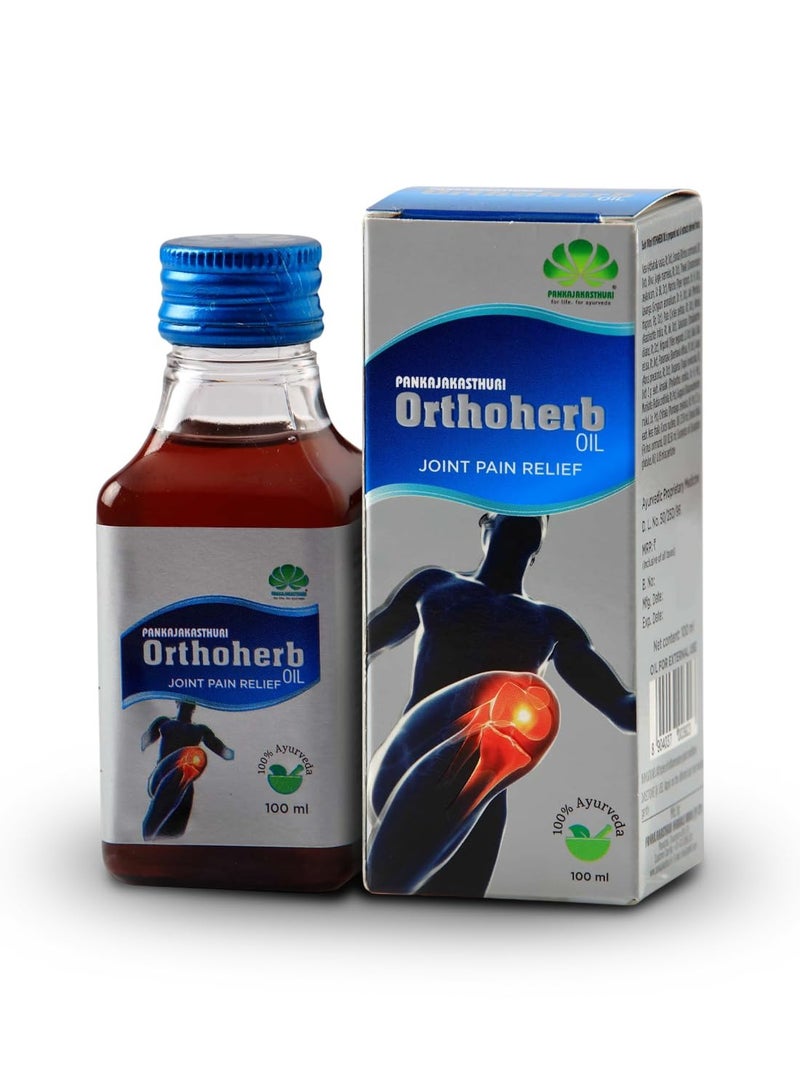 Pankajakasthuri Orthoherb Oil 100ml - Joint Pain Relief  - Image 1