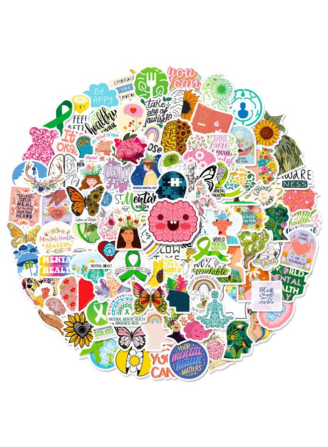 Bluejw 100 Small Size 4cm Stickers For Mental Health Education - Image 3