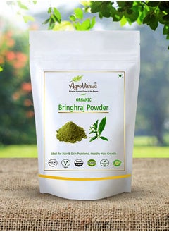 Agrovishwa Agrovishwa Organic Bhringraj Powder| For Hair Care | Natural Hair Conditioner| Promotes Healthy Scalp | Hair Growth | Shining |Hair Mask for Hair Loss| Hair Fall | Premium Quality Powder-100g  - Image 1