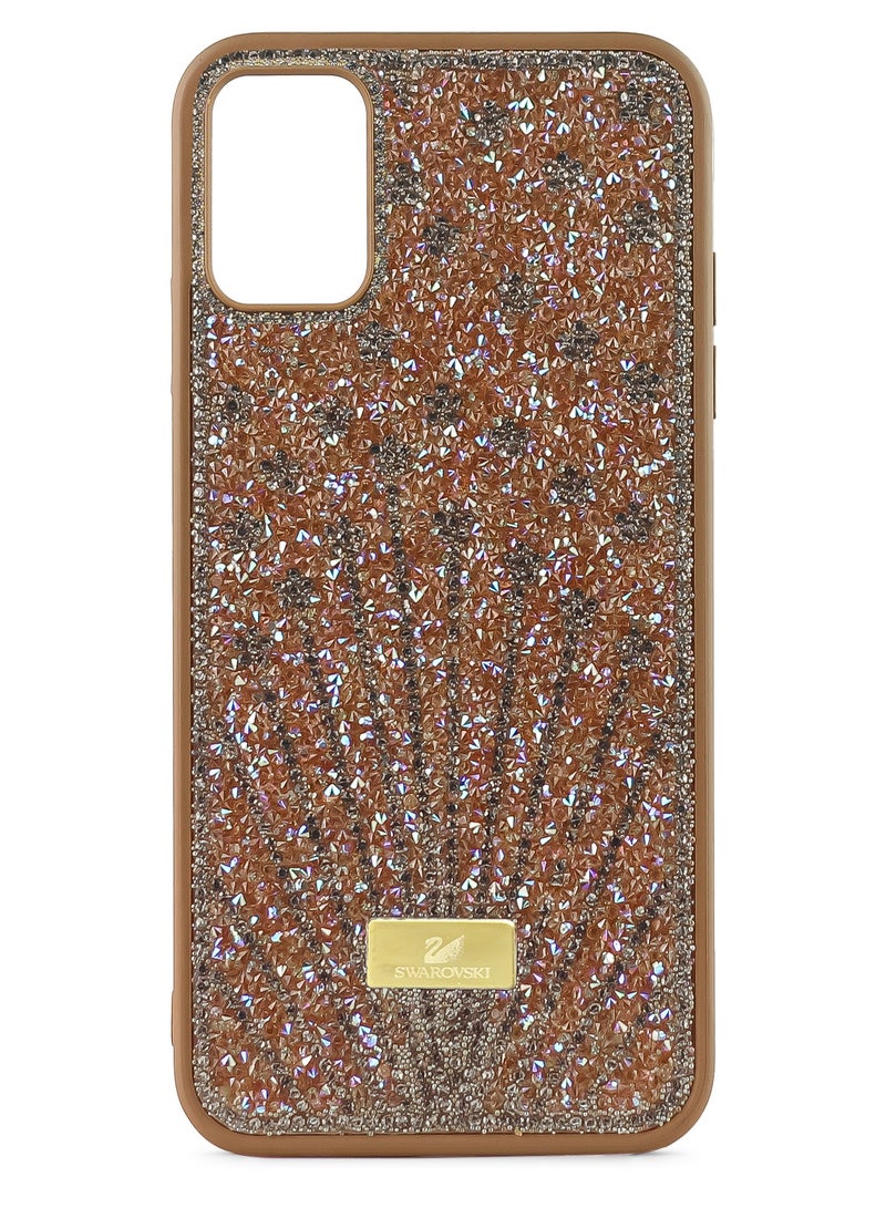 Case For Oppo Reno 6 4G Case Glitter Sparkle Diamond Crystal Bling Case with Bling Ultra Thin Lightweight Full Body Shockproof Anti-Scratch Protective Cover (Brown)