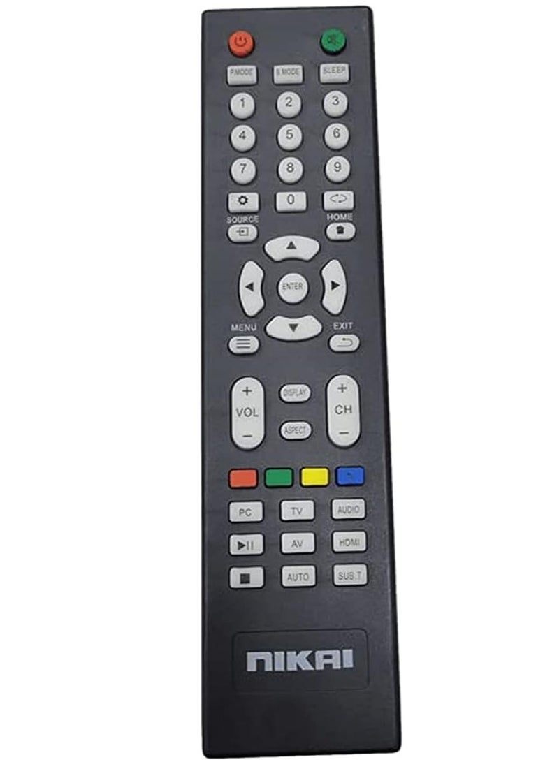 New Replacement Remote Control, Remote Control Fit, Universal Remote Control Compatible with NIKAI TV (TYPE 1) - Image 5