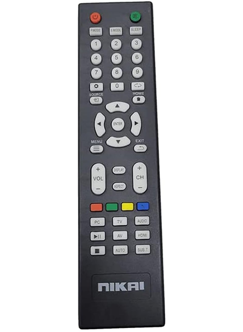 New Replacement Remote Control, Remote Control Fit, Universal Remote Control Compatible with NIKAI TV (TYPE 1) - Image 3
