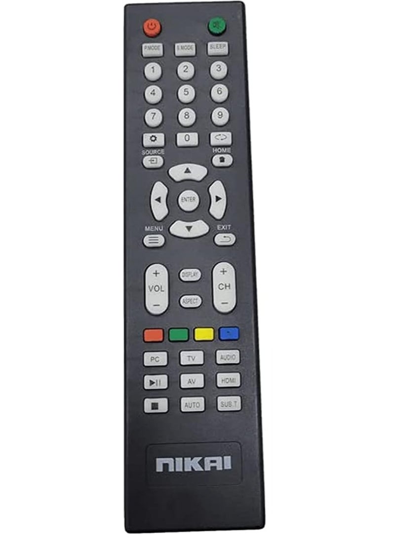 New Replacement Remote Control, Remote Control Fit, Universal Remote Control Compatible with NIKAI TV (TYPE 1) - Image 4