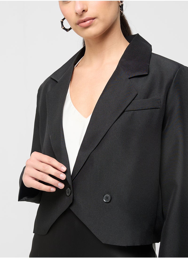 ELLA Cropped Blazer  - Image 3