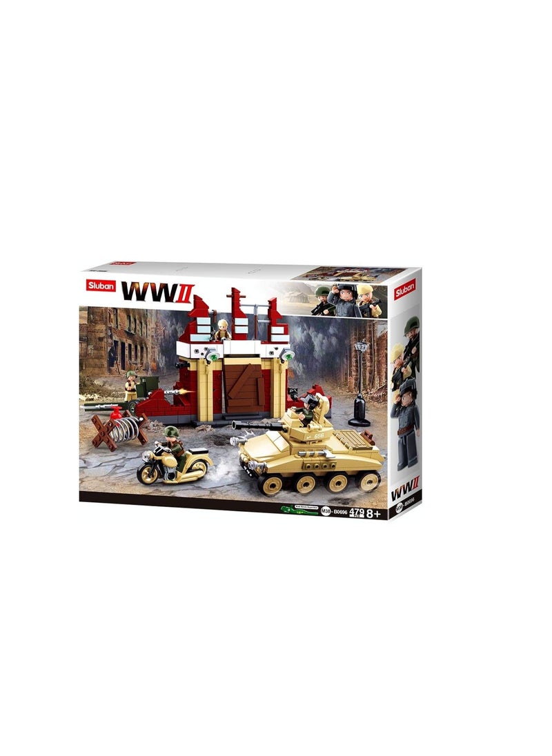 sluban - Military base building cubes group game 