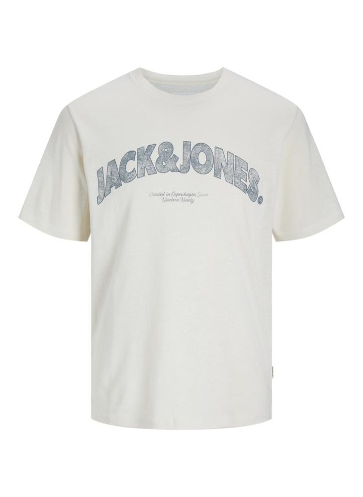 JACK & JONES - JORALMERIA BOLD BRANDING TEE SS CN PLS - Image 1