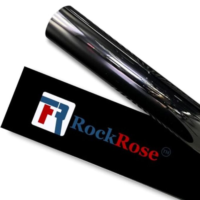 ROCKROSE 5% Nano Ceramic Car Window Tint 20 In X 6.5Ft 2Ply Privacy Film Heat Block, Uv, And Irr Block For Auto Or Home Adhesive, Easy Shrink, Plotter Friendly Charcoal - Image 4