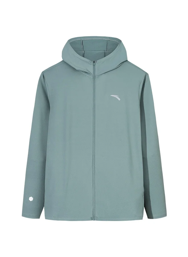 ANTA A-UV PROTECT Regular Fit Workout Training Commute Knitted sunscreen jacket