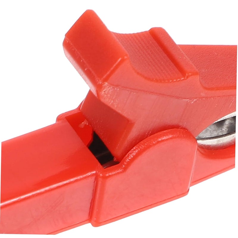 10 قطعة من مشابك التمساح المعزولة ذات موصلية عالية ومشابك اختبار آمنة للاختبارات الكهربائية - Image 4