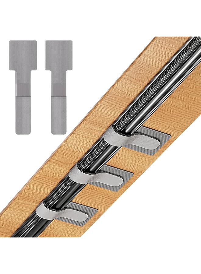 erorex 50 Pcs Reusable Cable Ties Self Adhesive Cable Ties Cable Tidy Management Reusable Wire Organizers For Cords Hooks For Outdoor String Lights Light Clips - Image 1