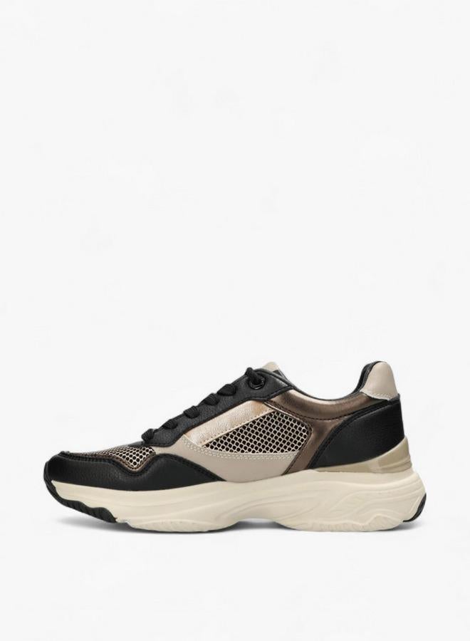 MEXX Mesh Panelled Lace-Up Sneakers - Image 4