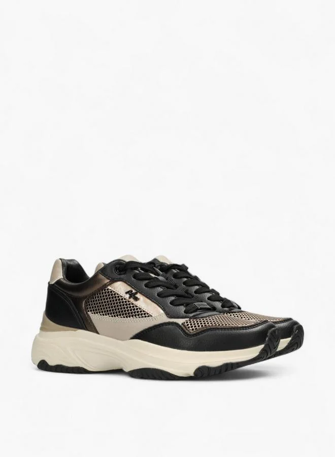 MEXX Mesh Panelled Lace-Up Sneakers