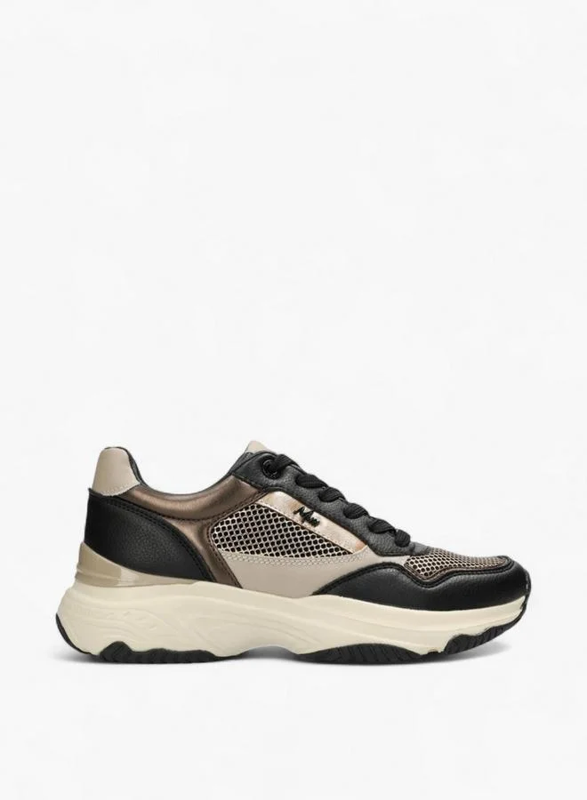 MEXX Mesh Panelled Lace-Up Sneakers