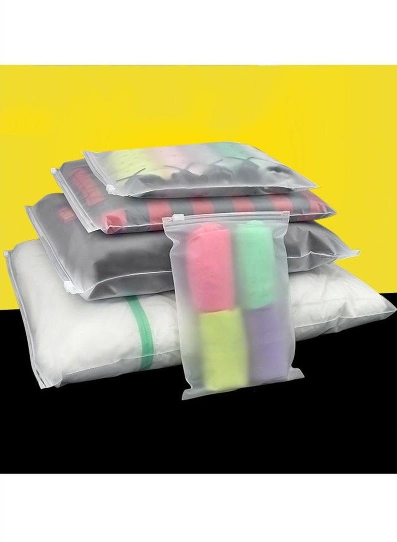 25 أجهزة كمبيوتر شخصية أكياس بلاستيكية أكياس السحابة المجمدة Resealable للملابس- 5 أحجام - Image 5