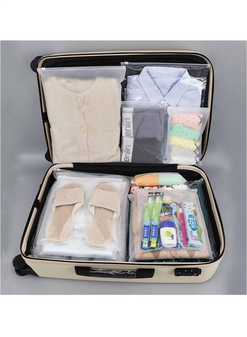 25 أجهزة كمبيوتر شخصية أكياس بلاستيكية أكياس السحابة المجمدة Resealable للملابس- 5 أحجام - Image 2