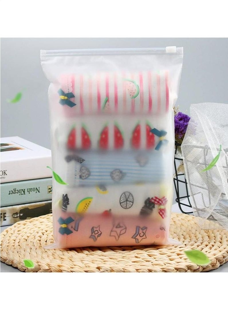 25 أجهزة كمبيوتر شخصية أكياس بلاستيكية أكياس السحابة المجمدة Resealable للملابس- 5 أحجام - Image 3