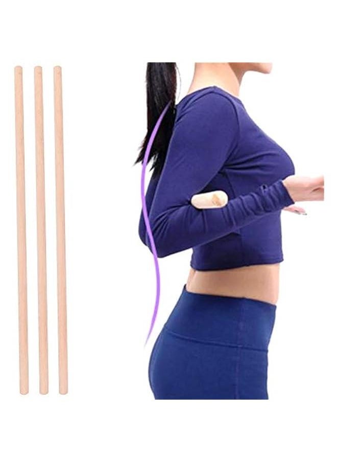 Luqeeg 3 Pcs Yoga Stick, Open Shoulder Correct Hunchback Stick, with Environmental Wood Material, Body Training Fitness for Yoga Assist, 2x70cm - pzsku/ZAC5A0351B269EC5221E5Z/45/1741579655/9b030151-0497-489f-a76e-e929ff429b35