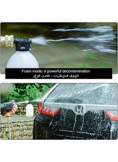 Beauenty Car Washer Set Household Cordless Handheld High Pressure Car Pump Wash Tool Cleaner Spray Water Gun Portable Vehicle Cleaning Machine Automobile or Home Floor Cleaning Watering（Black）  - Image 2