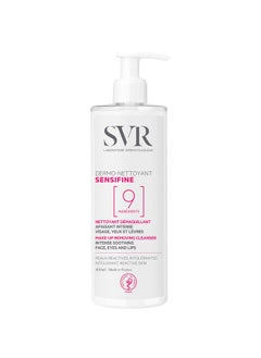 SVR Sensifine Soothing Cleanser & Makeup Remover For Face Eyes And Lips Gentle Melting Gel Cream That Leaves The Skin Clean Soft & Comfortable Specifically Designed For Sensitive Skin 13.5 Fl.Oz.  - Image 1
