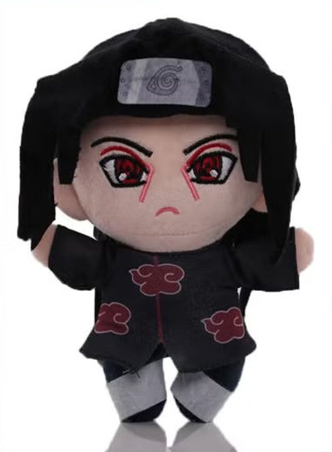 Naruto Comfortably Soft Plush Toy of Black - haired Itachi Uchiha - A Perfect Comfort Doll for Sleep, Ideal Birthday Gift, Decor for Bedroom, Living Room, Desk, and Office Stress - reliever 20cm - Image 1