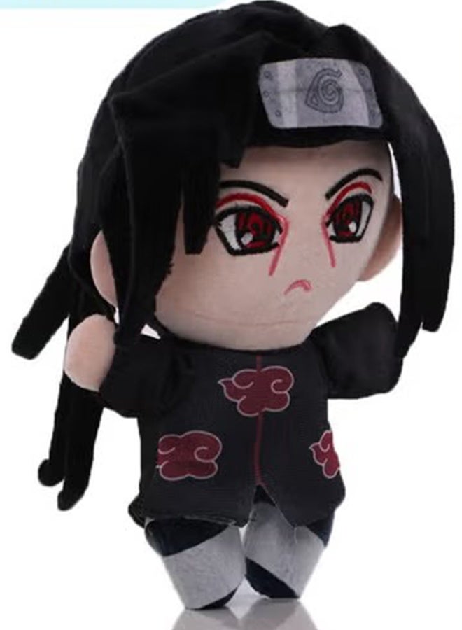 Naruto Comfortably Soft Plush Toy of Black - haired Itachi Uchiha - A Perfect Comfort Doll for Sleep, Ideal Birthday Gift, Decor for Bedroom, Living Room, Desk, and Office Stress - reliever 20cm - Image 2